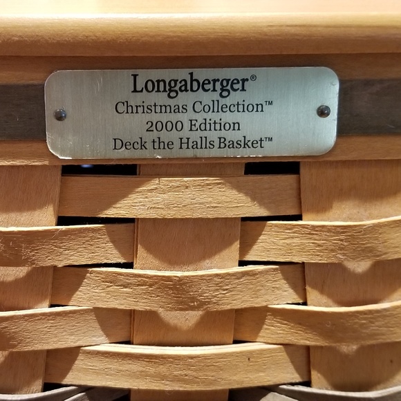 Longaberger 2000 Deck The Halls Basket - Picture 2 of 7